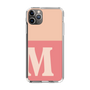 Slim Protection Case［ Original - initial two tone - M pink ］