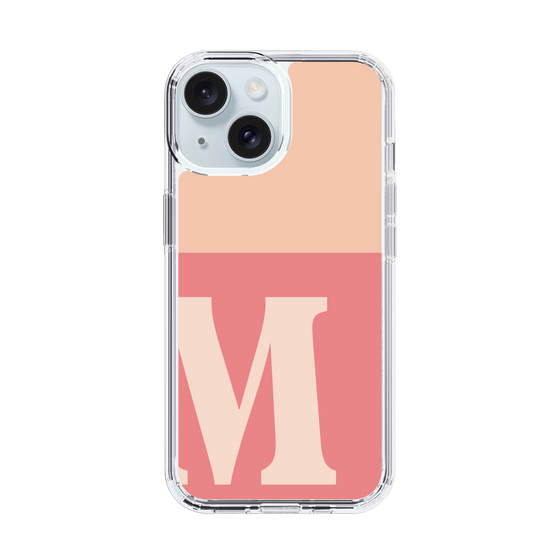 Slim Protection Case［ Original - initial two tone - M pink ］