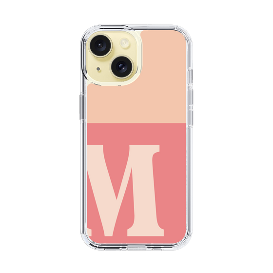 Slim Protection Case［ Original - initial two tone - M pink ］
