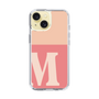 Slim Protection Case［ Original - initial two tone - M pink ］