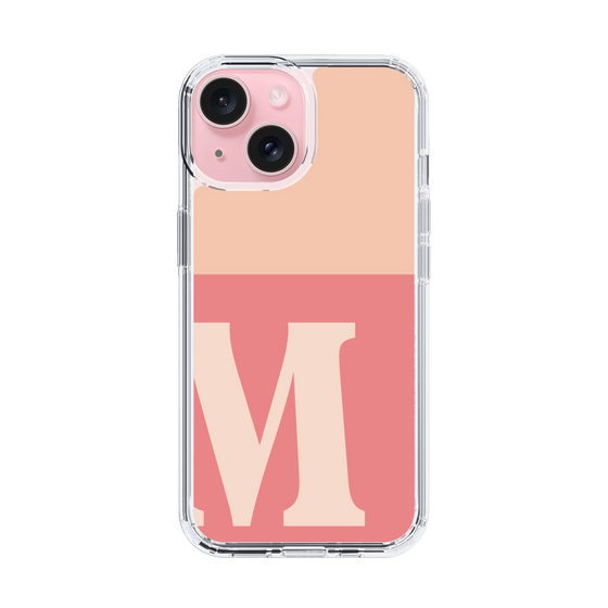 Slim Protection Case［ Original - initial two tone - M pink ］