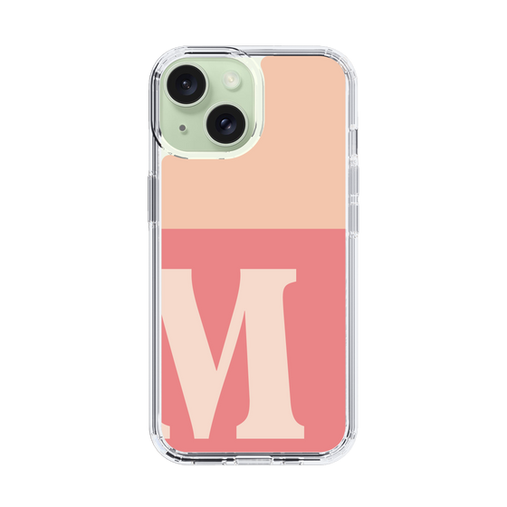 Slim Protection Case［ Original - initial two tone - M pink ］