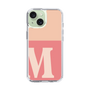 Slim Protection Case［ Original - initial two tone - M pink ］