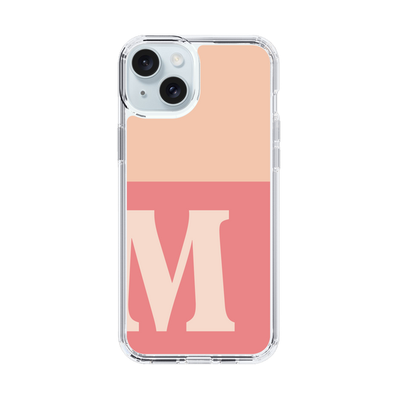 Slim Protection Case［ Original - initial two tone - M pink ］