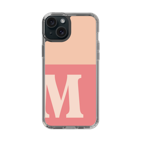 Slim Protection Case［ Original - initial two tone - M pink ］