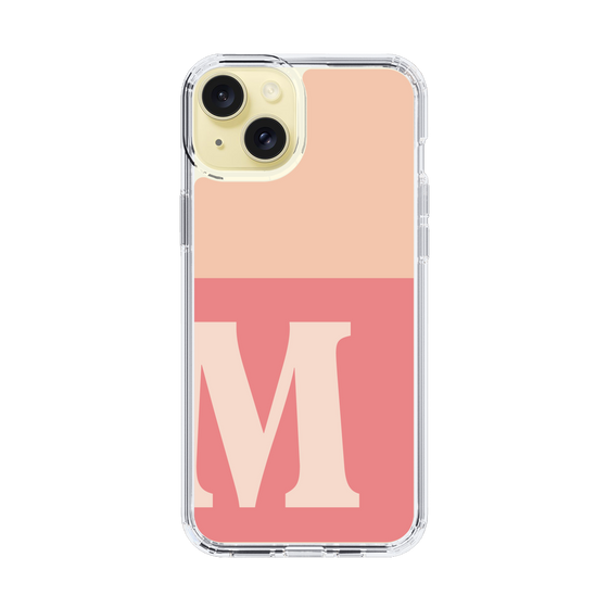 Slim Protection Case［ Original - initial two tone - M pink ］