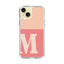 Slim Protection Case［ Original - initial two tone - M pink ］