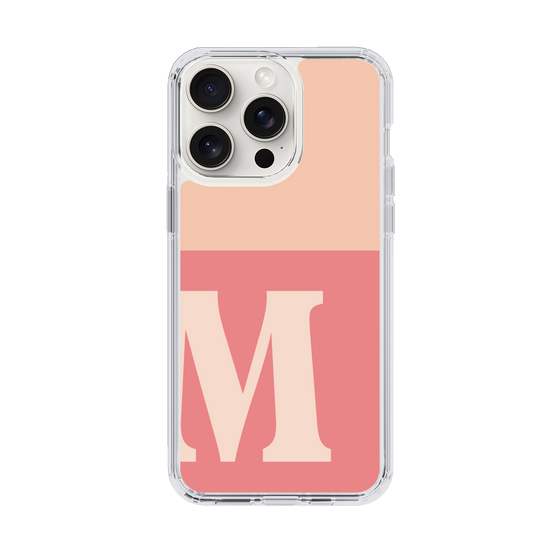 Slim Protection Case［ Original - initial two tone - M pink ］