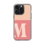 Slim Protection Case［ Original - initial two tone - M pink ］