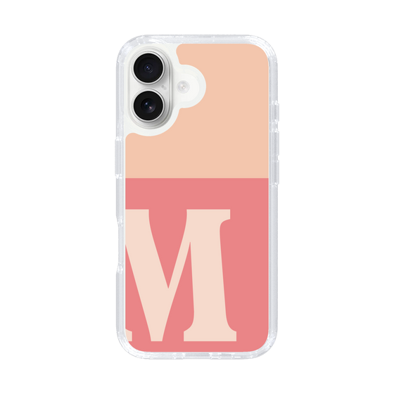 Slim Protection Case［ オリジナル - initial two tone - M pink ］