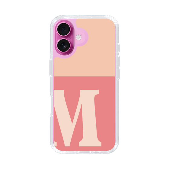 Slim Protection Case［ オリジナル - initial two tone - M pink ］