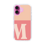 Slim Protection Case［ オリジナル - initial two tone - M pink ］