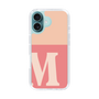 Slim Protection Case［ オリジナル - initial two tone - M pink ］