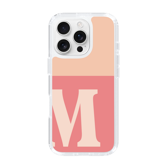 Slim Protection Case［ オリジナル - initial two tone - M pink ］