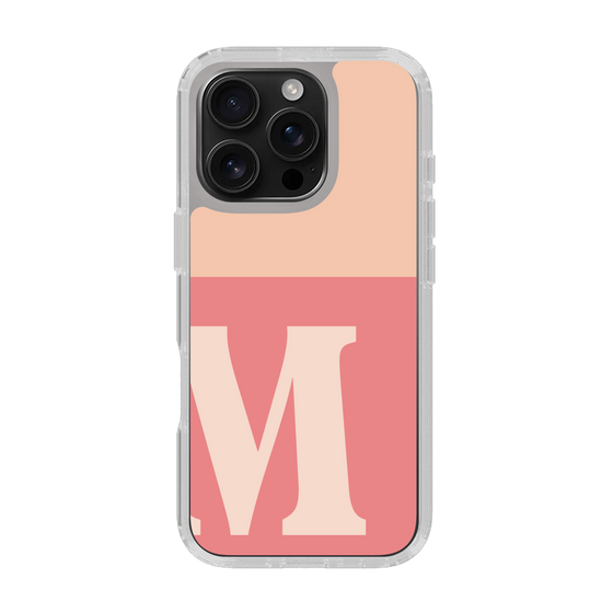 Slim Protection Case［ オリジナル - initial two tone - M pink ］
