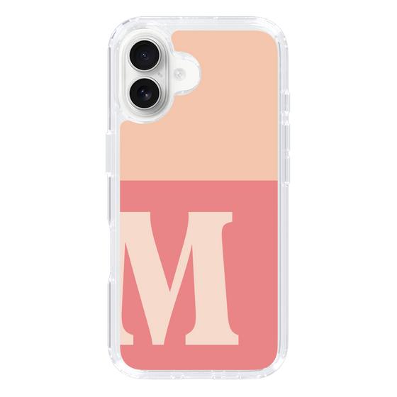 Slim Protection Case［ オリジナル - initial two tone - M pink ］