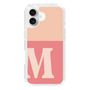 Slim Protection Case［ オリジナル - initial two tone - M pink ］