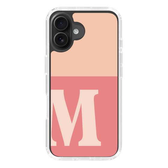 Slim Protection Case［ オリジナル - initial two tone - M pink ］