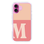 Slim Protection Case［ オリジナル - initial two tone - M pink ］