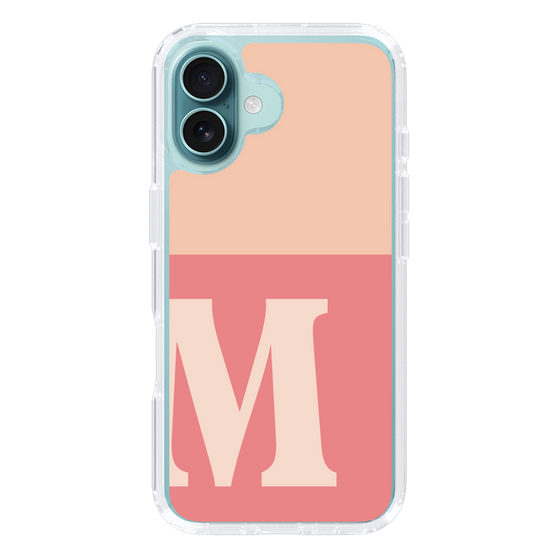 Slim Protection Case［ オリジナル - initial two tone - M pink ］
