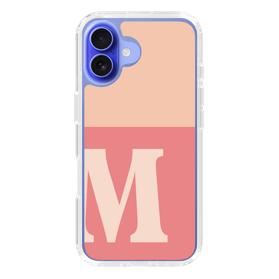 Slim Protection Case［ オリジナル - initial two tone - M pink ］