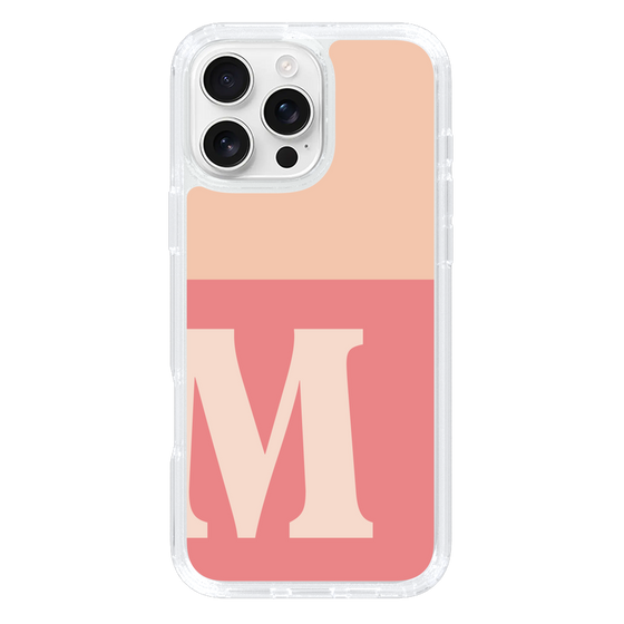 Slim Protection Case［ オリジナル - initial two tone - M pink ］