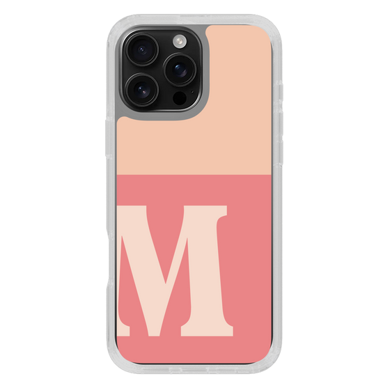 Slim Protection Case［ オリジナル - initial two tone - M pink ］