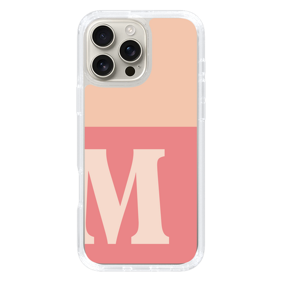 Slim Protection Case［ オリジナル - initial two tone - M pink ］