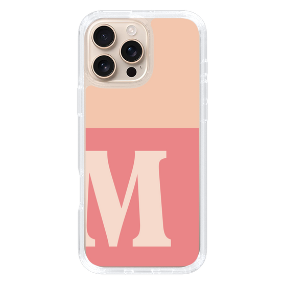 Slim Protection Case［ オリジナル - initial two tone - M pink ］