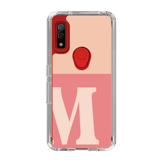Slim Protection Case［ Original - initial two tone - M pink ］