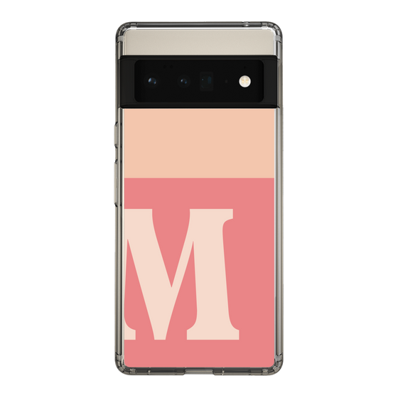 Slim Protection Case［ Original - initial two tone - M pink ］