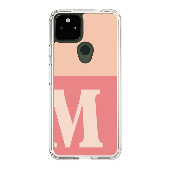 Slim Protection Case［ Original - initial two tone - M pink ］