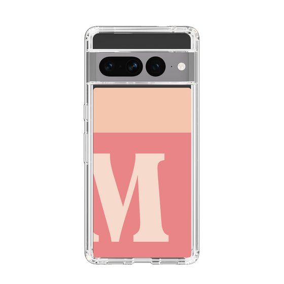Slim Protection Case［ Original - initial two tone - M pink ］