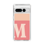 Slim Protection Case［ Original - initial two tone - M pink ］