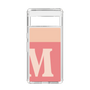 Slim Protection Case［ Original - initial two tone - M pink ］