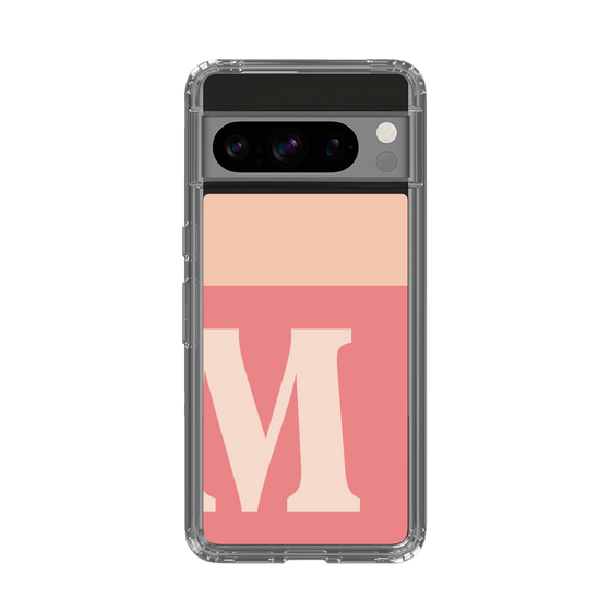 Slim Protection Case［ Original - initial two tone - M pink ］