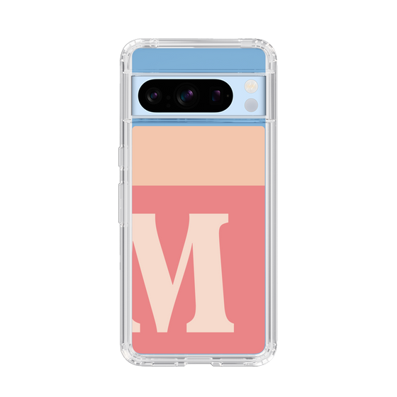 Slim Protection Case［ Original - initial two tone - M pink ］