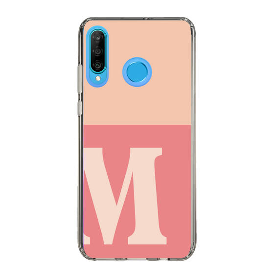 Slim Protection Case［ Original - initial two tone - M pink ］