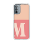 Slim Protection Case［ Original - initial two tone - M pink ］