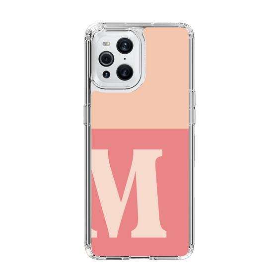 Slim Protection Case［ Original - initial two tone - M pink ］