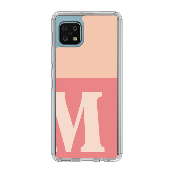 Slim Protection Case［ Original - initial two tone - M pink ］