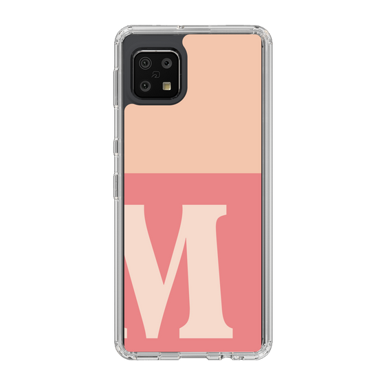 Slim Protection Case［ Original - initial two tone - M pink ］