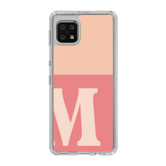Slim Protection Case［ Original - initial two tone - M pink ］