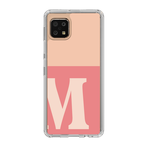 Slim Protection Case［ Original - initial two tone - M pink ］