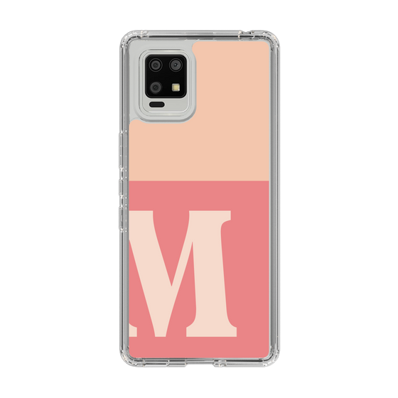 Slim Protection Case［ Original - initial two tone - M pink ］