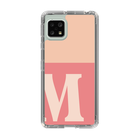 Slim Protection Case［ Original - initial two tone - M pink ］