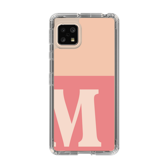 Slim Protection Case［ Original - initial two tone - M pink ］
