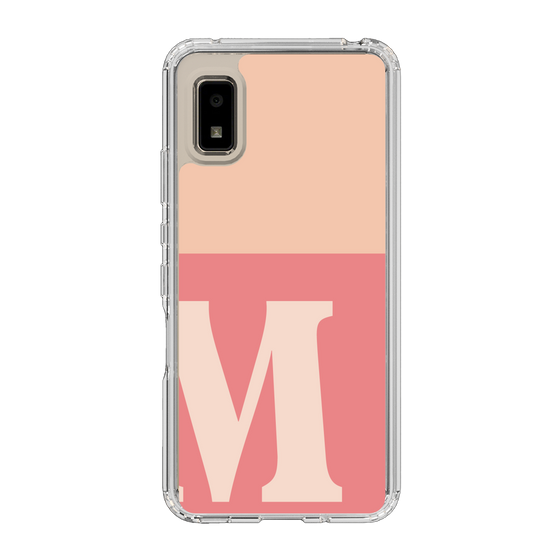 Slim Protection Case［ Original - initial two tone - M pink ］