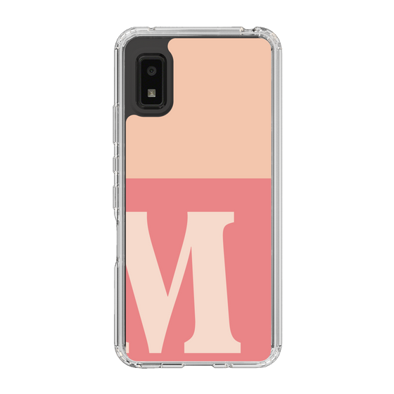 Slim Protection Case［ Original - initial two tone - M pink ］