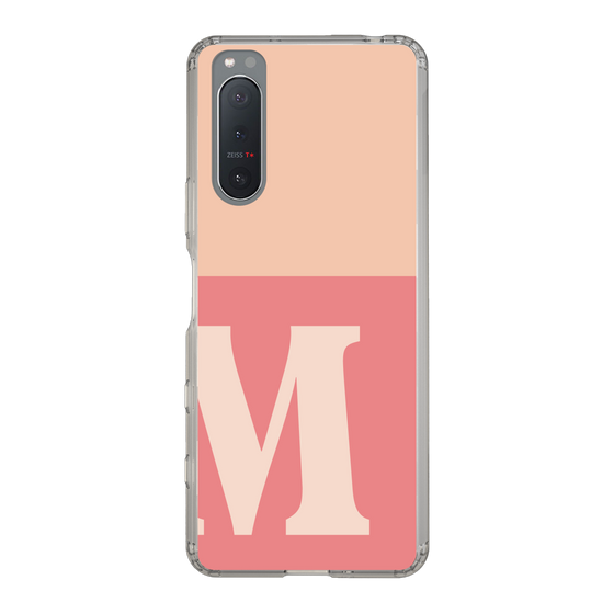 Slim Protection Case［ Original - initial two tone - M pink ］